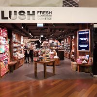 "Exterior" inside mall at LUSH in Spreitenbach