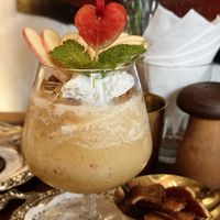 Apple smoothie (50k VND)  at An Bread & Cafe in Hanoi