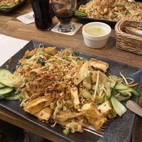 P2 vegan fried noodles (tofu doesn’t taste good unfortunately)  at Nem Grill in Braunschweig