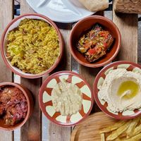 Breakfast at Plantbased Egyptian Eatery in Istanbul