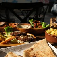 Mezze at Plantbased Egyptian Eatery in Istanbul