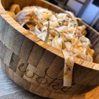 Rice noodles with Tzay at Woké in Louvain-la-neuve