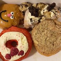 Started to munch some already. Ice Bae Bae is phenomenal  at Rodeo Doughnuts  in West London