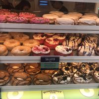 Yummy! The right ones are vegan!  at Rodeo Doughnuts  in West London