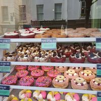 So many options ! at Rodeo Doughnuts  in West London