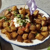 Vegan Patatas Bravas at Revolución de Cuba in Manchester