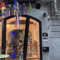 From the outside... at Mame Ostrichina in Naples