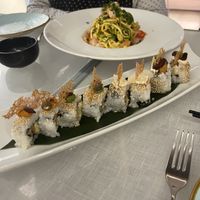Vegan sushi platter   at Mame Ostrichina in Naples