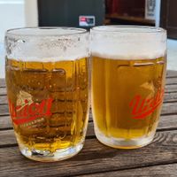 Beer at Pivnica Union in Ljubljana