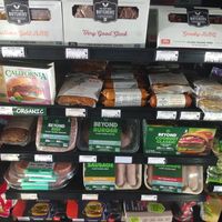 Mock meats at Seed to Table Market in Naples