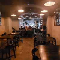 Inside the restaurant at Valdo Gatti in Lisbon