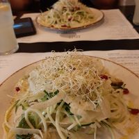Fennel and zucchini salad at Valdo Gatti in Lisbon