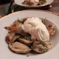 Ukrainian pelmeni at Bullerbyn in Prague