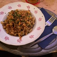 Halušky  at Bullerbyn in Prague