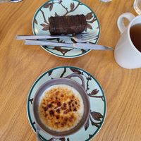 Crème brûlée, gluten-free snickers at Kukicha in Leiria