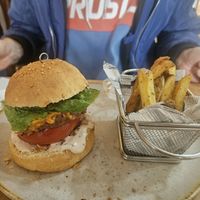 Beyond Meat burger at Kukicha in Leiria
