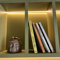 Vegan recipe books on the shelves   at Kukicha in Leiria