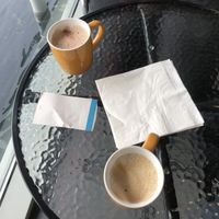 Oaty drinks    at Pavilion Cafe at East Park in Hull