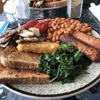 Serious brekkie    at Pavilion Cafe at East Park in Hull