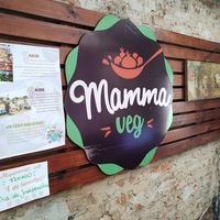 Logo loco... Viva happy cow! at Mamma Veg in Santa Maria