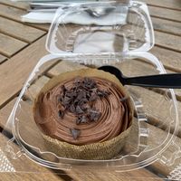 dark chocolate cake at Herban Market and Cafe in Beaufort