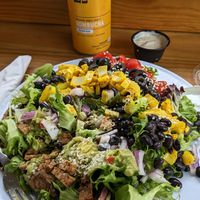 Cobb Salad and a Kombucha at Herban Market and Cafe in Beaufort