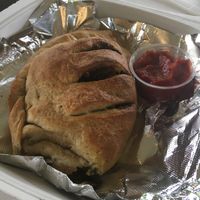 Calzone at The Root Cafe in Lakewood