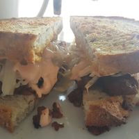 Vegan Ruben Sandwhich at The Root Cafe in Lakewood