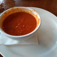Red Pepper Tomato Bisque at The Root Cafe in Lakewood