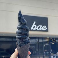 94 degrees out today. It was slowly melting but held on very well. Would definitely return again on a hot or even cold day   at Bae  in Houston