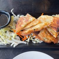 Scallion pancakes at Cravings in Geneva