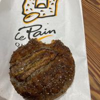 Tofu-chia-banana muffin at EZE - Le Pain Quotidien - TB in Buenos Aires