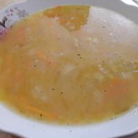 Sopa at Restaurante Vegetariano Valle del Pillco in Huanuco