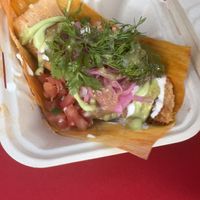 Delicious- Shane’s Tamales  at Vegan Playground in Los Angeles