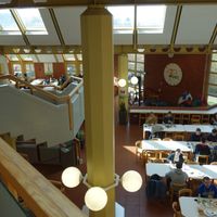 Seating area at Mensa Tarforst in Trier