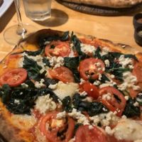 vegan pizzaa  at Locco's Pizza Bar in Koh Phangan