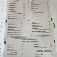 Vegan Menu  at Locco's Pizza Bar in Koh Phangan