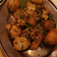 Bombay potatoes at Dishoom in Manchester