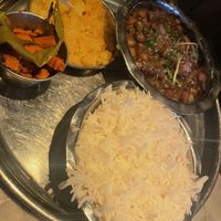 Chole chawal   at Dishoom in Manchester