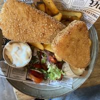 Vegan fish & chips :D at Local in Maastricht