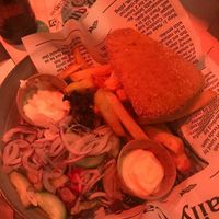 Vegan fish and chips at Local in Maastricht