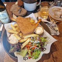 Vegan fish and chips. at Local in Maastricht