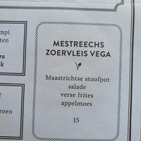 Vegan stew, zoervleis at Local in Maastricht