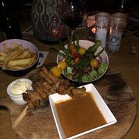 Vegan saté 😋 at De Zotte in Amsterdam