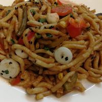 Noodles at Kombinatas in Klaipeda