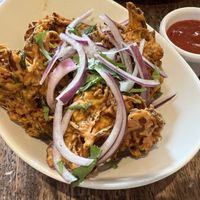 Red onion bhaji special   at Mother India in Edinburgh
