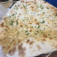 Garlic naan  at Mother India in Edinburgh