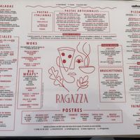 Menu   at Ragazza in Punta Del Este
