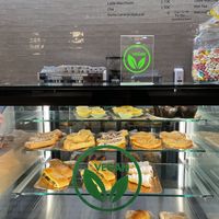 Vegan pastries   at Pastelaria Tupi in Porto