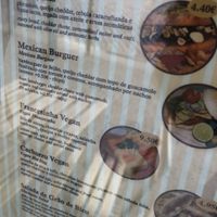 Menu  at Pastelaria Tupi in Porto